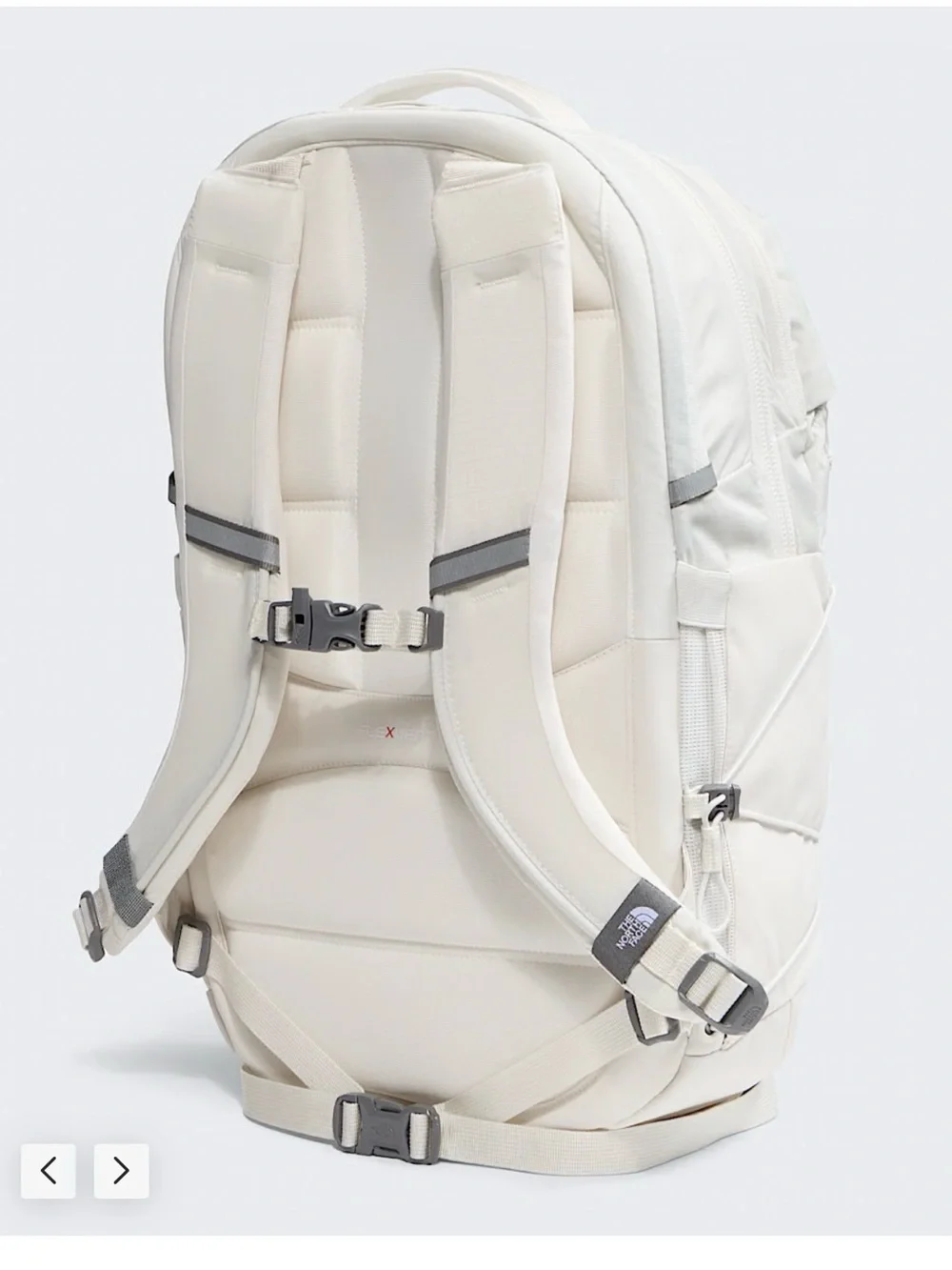 The North Face sleek cream